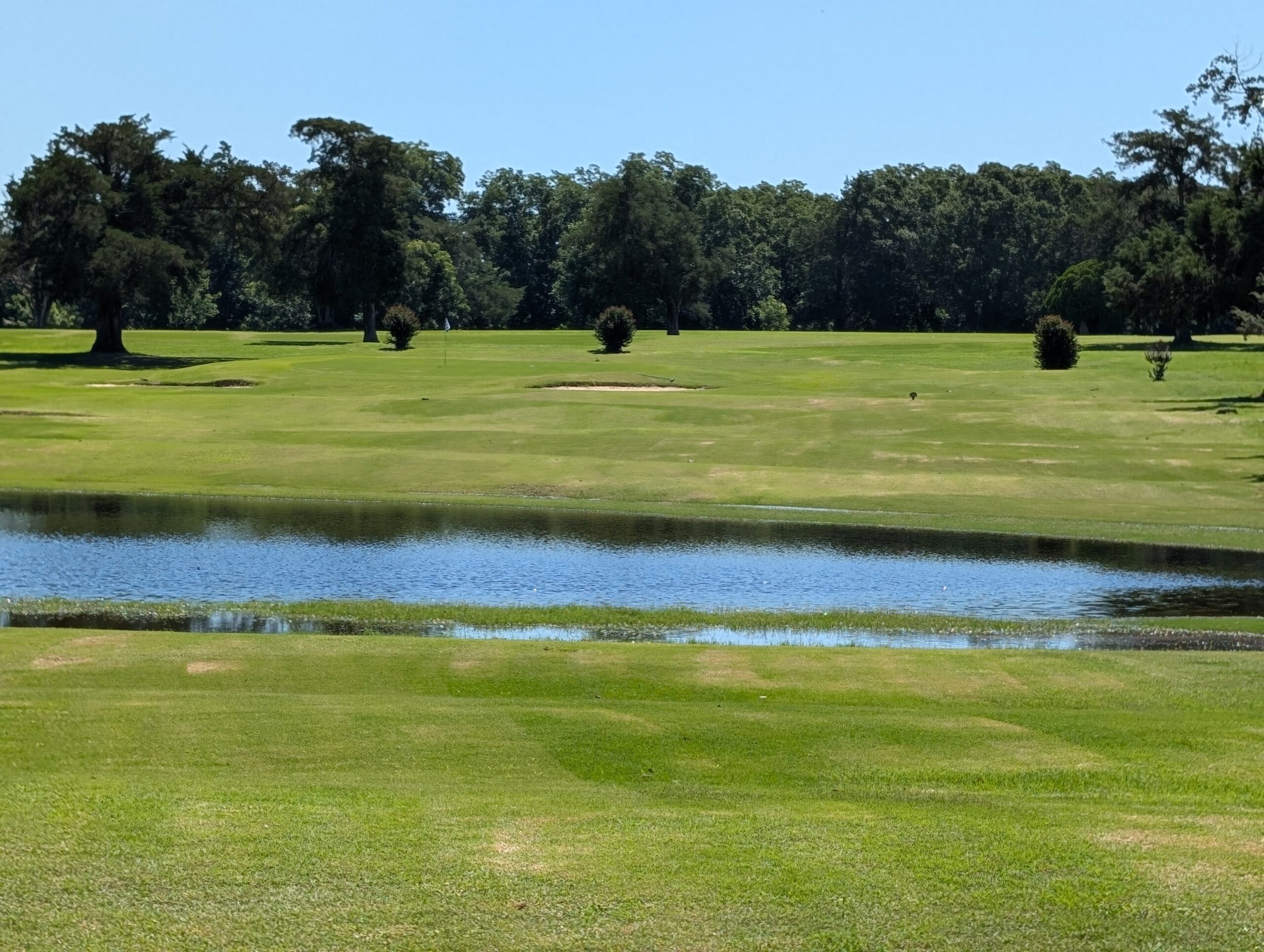 Another Temporary Water hole at Brundidge Country Club